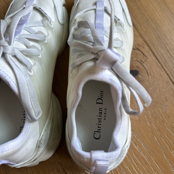 Dior D Connect White Chunky Sneakers - Picture 11 of 13